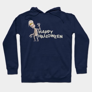 Mummy Scary and Spooky Happy Halloween Funny Graphic Hoodie